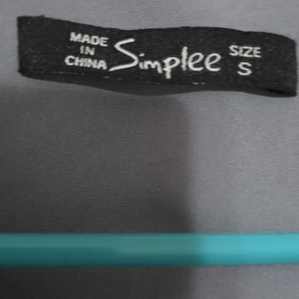 Simplee Women's Maxi Dress Blue Floral Smocked Elastic Waist Lined BoHo Sz S EUC - Picture 2 of 12